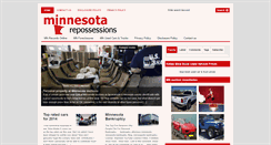 Desktop Screenshot of minnesotarepossessions.com